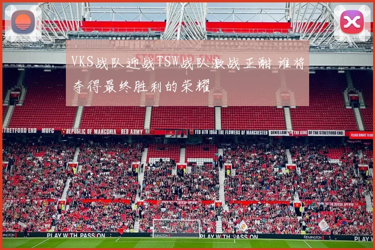 VKS战队迎战TSW战队激战正酣 谁将夺得最终胜利的荣耀